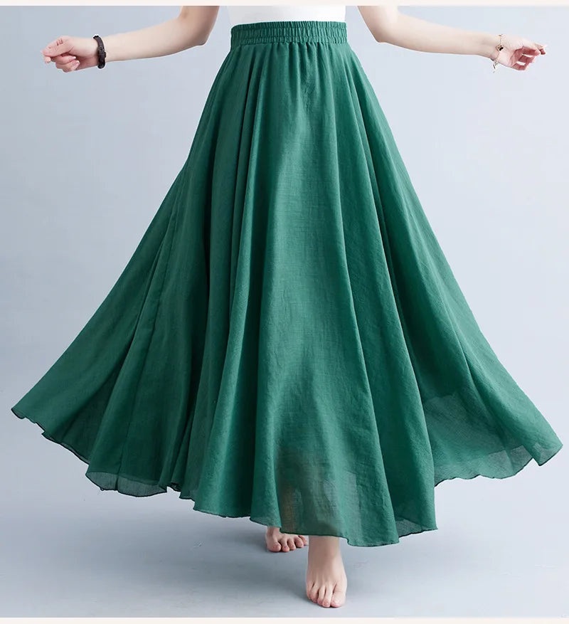 Dance Costume Women 720 Degree Chiffon Skirt Ballet Gypsy Dancer Practice Wear Assorted Long Dance Skirt Women Party Dresses