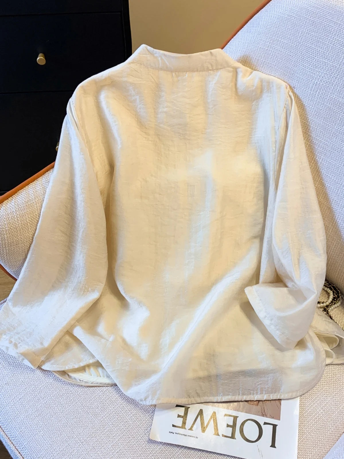 New Chinese Sle Stand Collar irt Women's Summer New Sle Zen Tea Costume Improved  Top Cotton Ethnic Faion